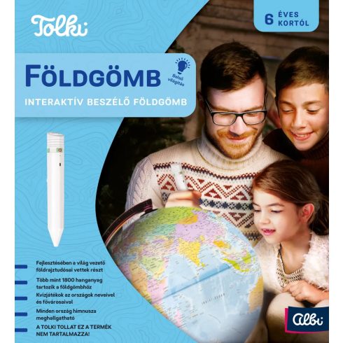 Tolki interaktív beszélő földgömb