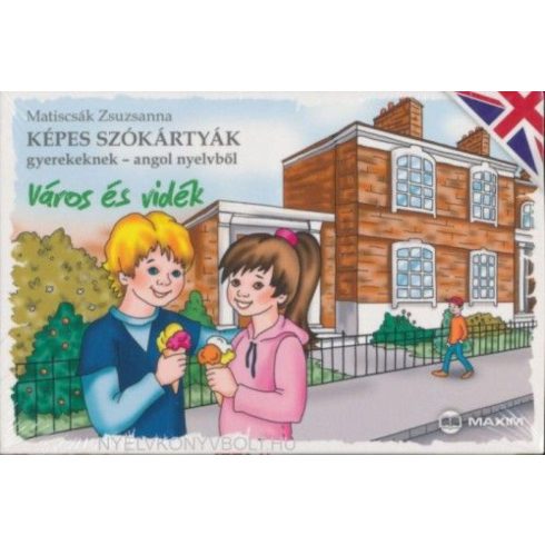 Képes szókártyák gyerekeknek angol nyelvből - Város és vidék