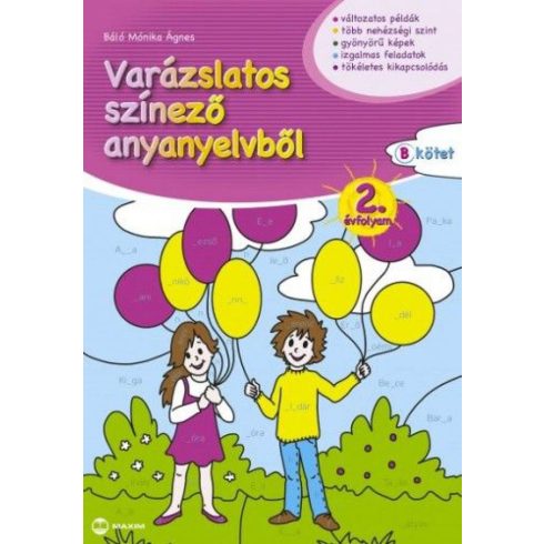 Varázslatos színező anyanyelvből 2B kötet