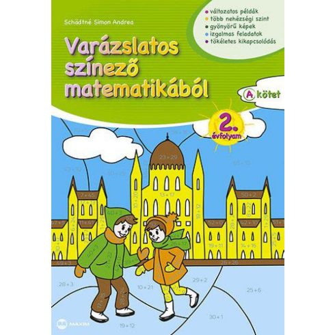 Varázslatos színező matematikából - 2. évfolyam A kötet