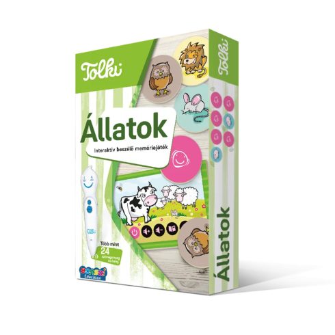 Állatok: Interaktív beszélő memóriajáték