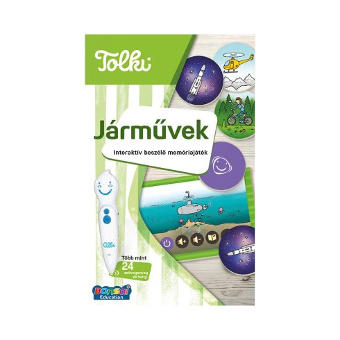 Járművek: Interaktív beszélő memóriajáték