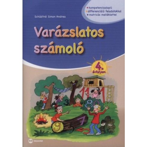 Varázslatos számoló 4. évfolyam - matricás melléklettel