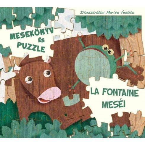 La Fontaine meséi - mesekönyv és puzzle