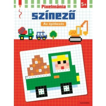 Pixelmánia színező-Az építkezés