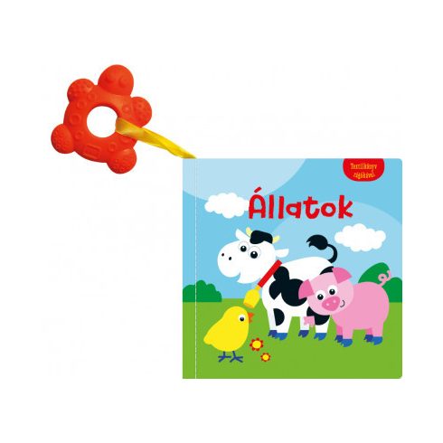 Textilkönyv rágókával - Állatok