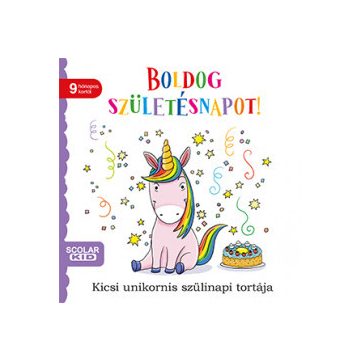   Boldog születésnapot! - Kicsi unikornis szülinapi tortája