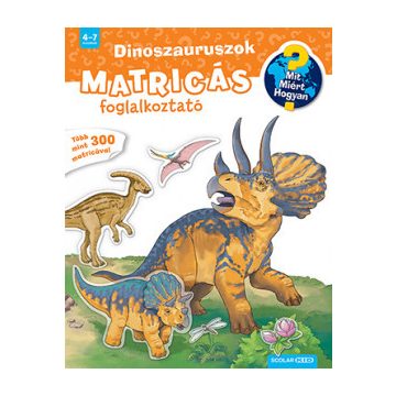 Dinoszauruszok - Matricás foglalkoztató