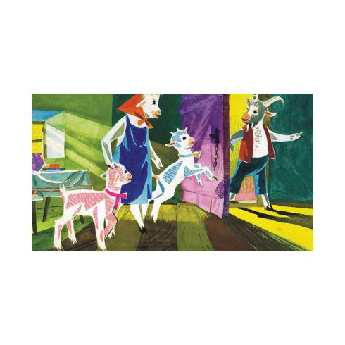 Kecskegidák meg a farkas - Diafilm