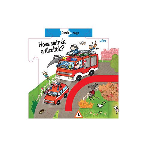 Puzzle és pálya - Hova sietnek a tűzoltók?