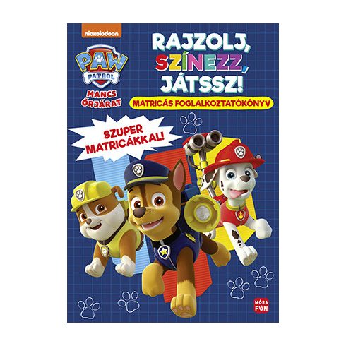 Mancs Őrjárat - Rajzolj, színezz, játssz!