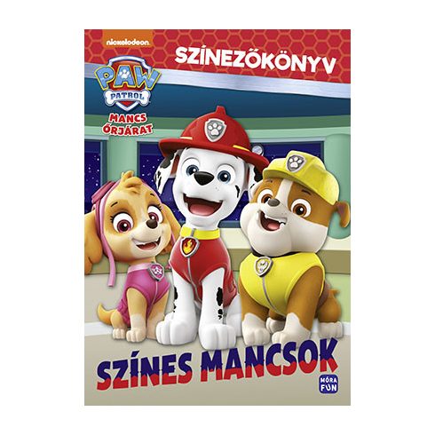 Mancs Őrjárat - Színes mancsok - Színezőkönyv