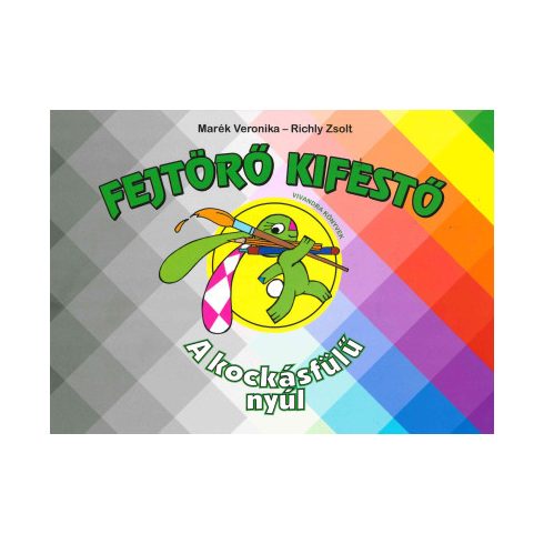 A kockásfülű nyúl - Fejtörő kifestő