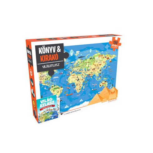 Világatlasz - Könyv & Kirakó