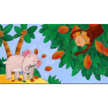 Az elefánt reggelije - Diafilm