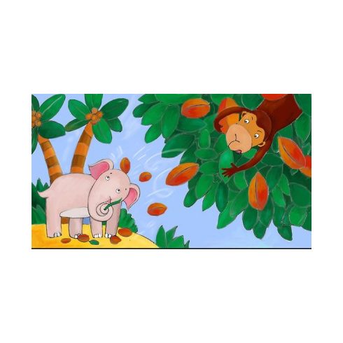 Az elefánt reggelije - Diafilm