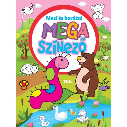Maci és barátai - Mega színező